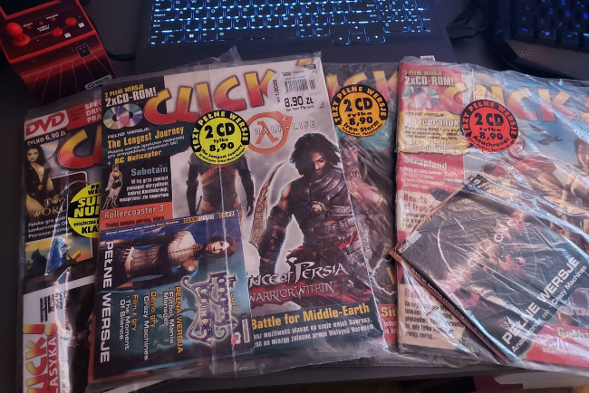 Historia czasopisma o grach, Click!