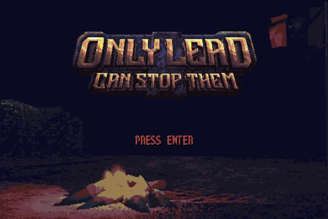 Only Lead Can Stop Them - autentyczna retro strzelanka